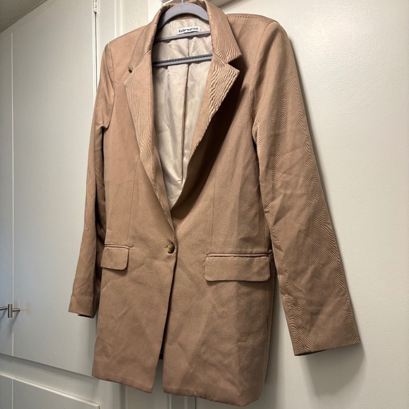 Reformation Tencel relaxed fit blazer - size large - Picture 1 of 10